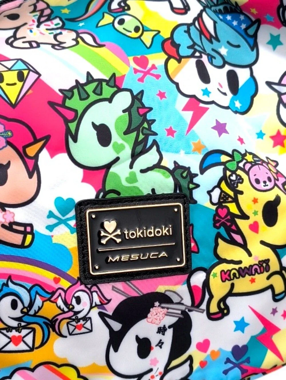TOKIDOKI UNICORNO Hobo Harajuku Streetwear Multi Colored BAG